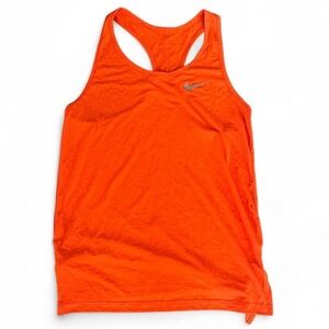 Nike Women's Orange Dri-Fit Tank Top